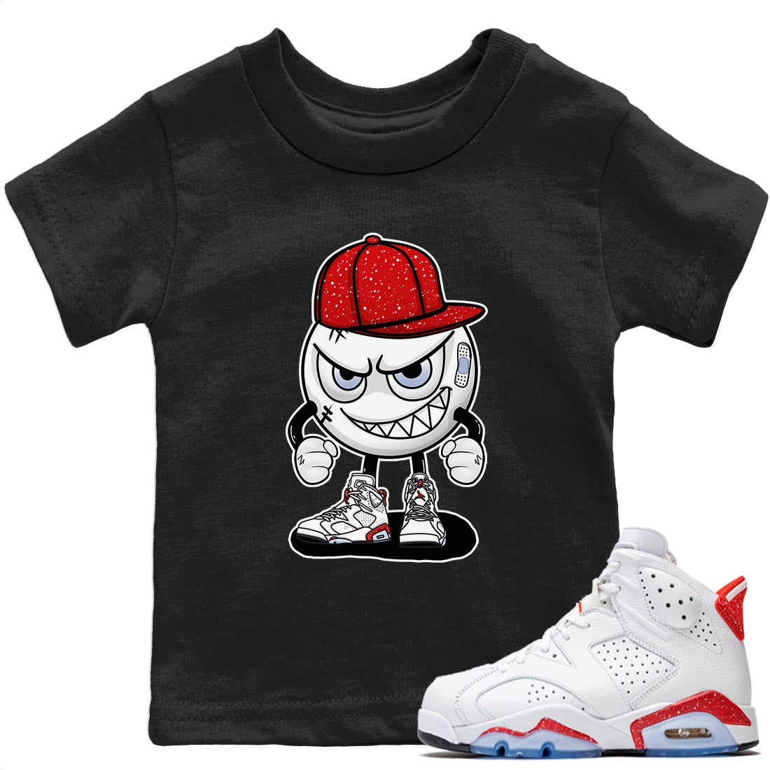 Mischief Kids Tops - Air Jordan 6 Red Velvet Cookies
