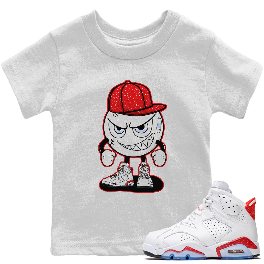 Mischief Kids Tops - Air Jordan 6 Red Velvet Cookies