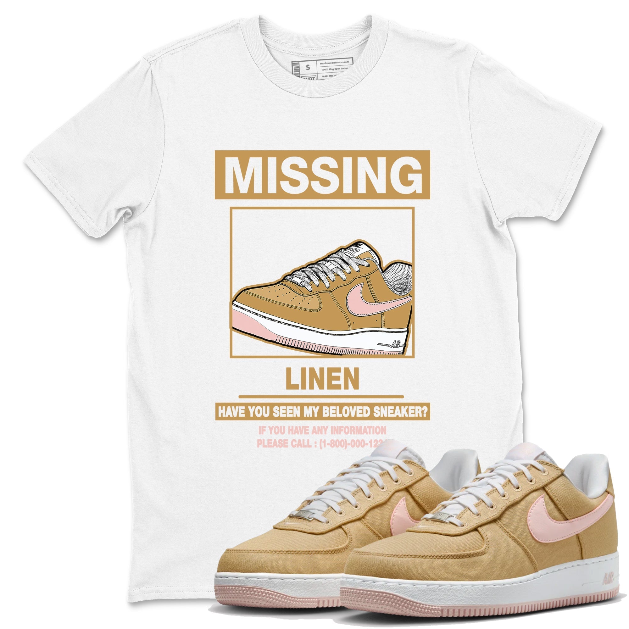 Missing snkmatch snkmatch Tees - Air Force 1 Linen