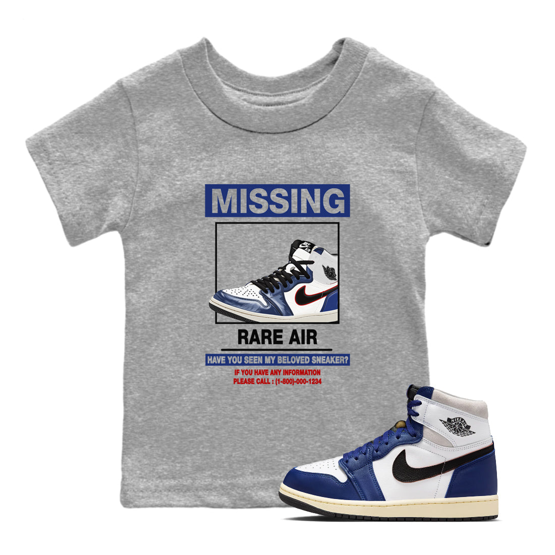 Missing snkmatch snkmatch Tees Kids - Air Jordan 1 Rare Air