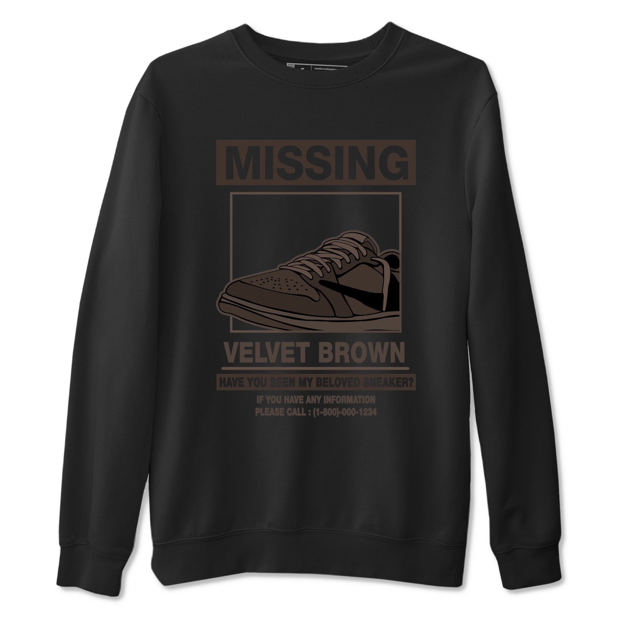 Missing snkmatch snkmatch Tees - Air Jordan 1 Travis Scott Velvet Brown