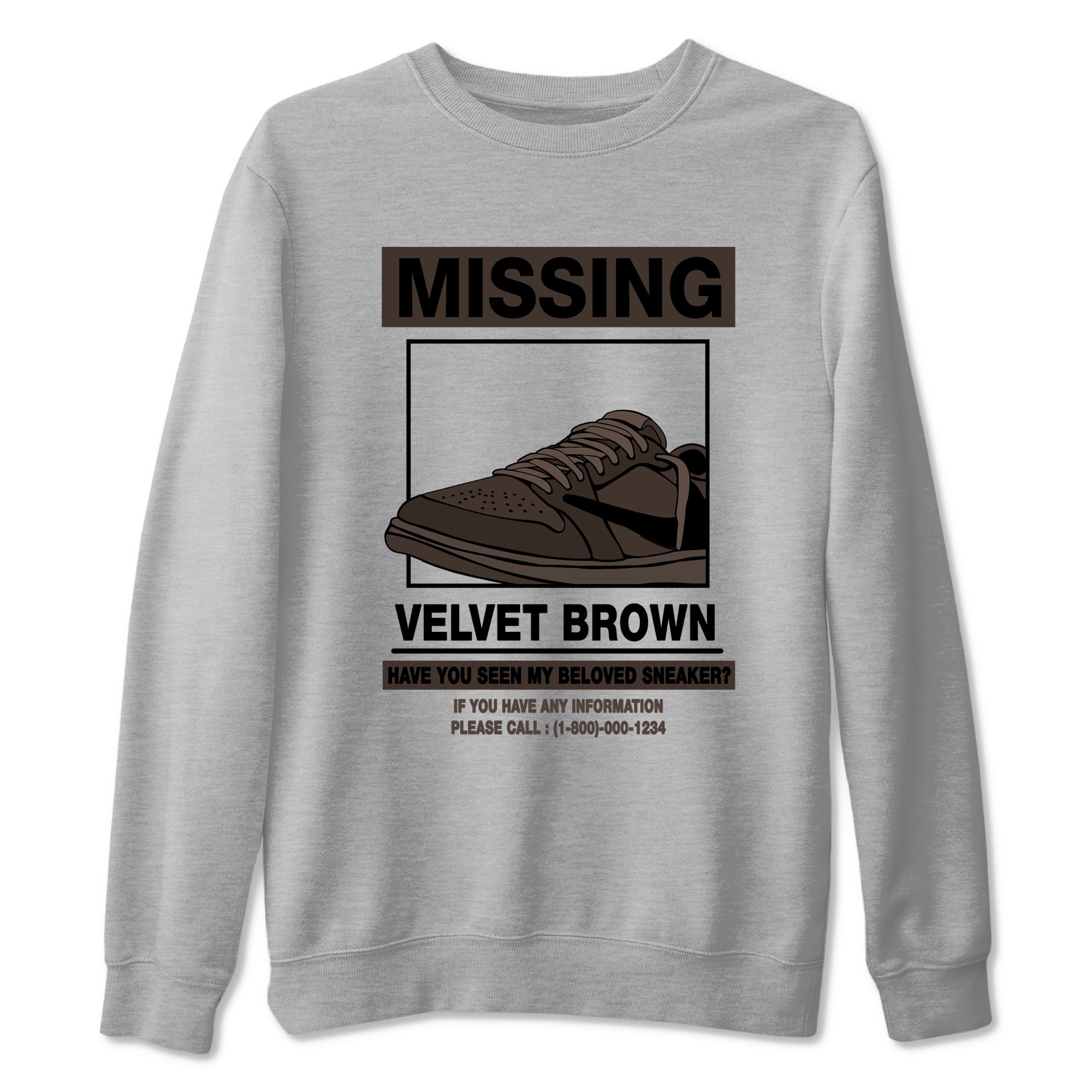 Missing snkmatch snkmatch Tees - Air Jordan 1 Travis Scott Velvet Brown