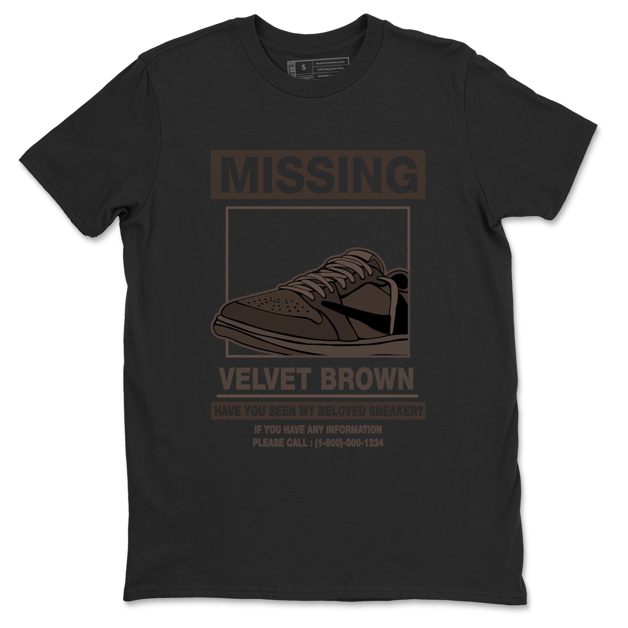 Missing snkmatch snkmatch Tees - Air Jordan 1 Travis Scott Velvet Brown