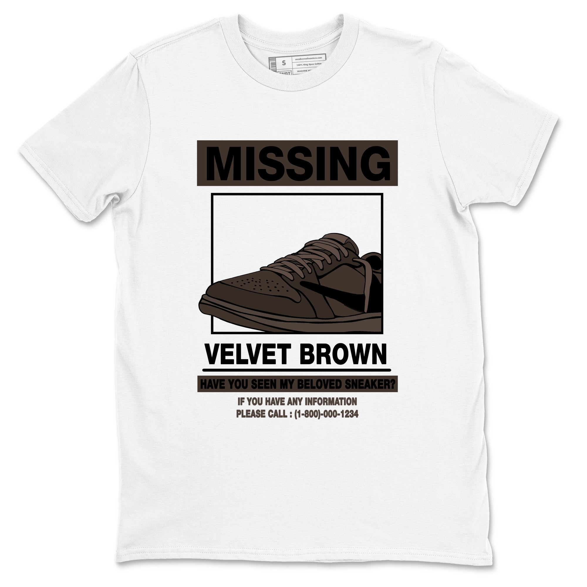 Missing snkmatch snkmatch Tees - Air Jordan 1 Travis Scott Velvet Brown