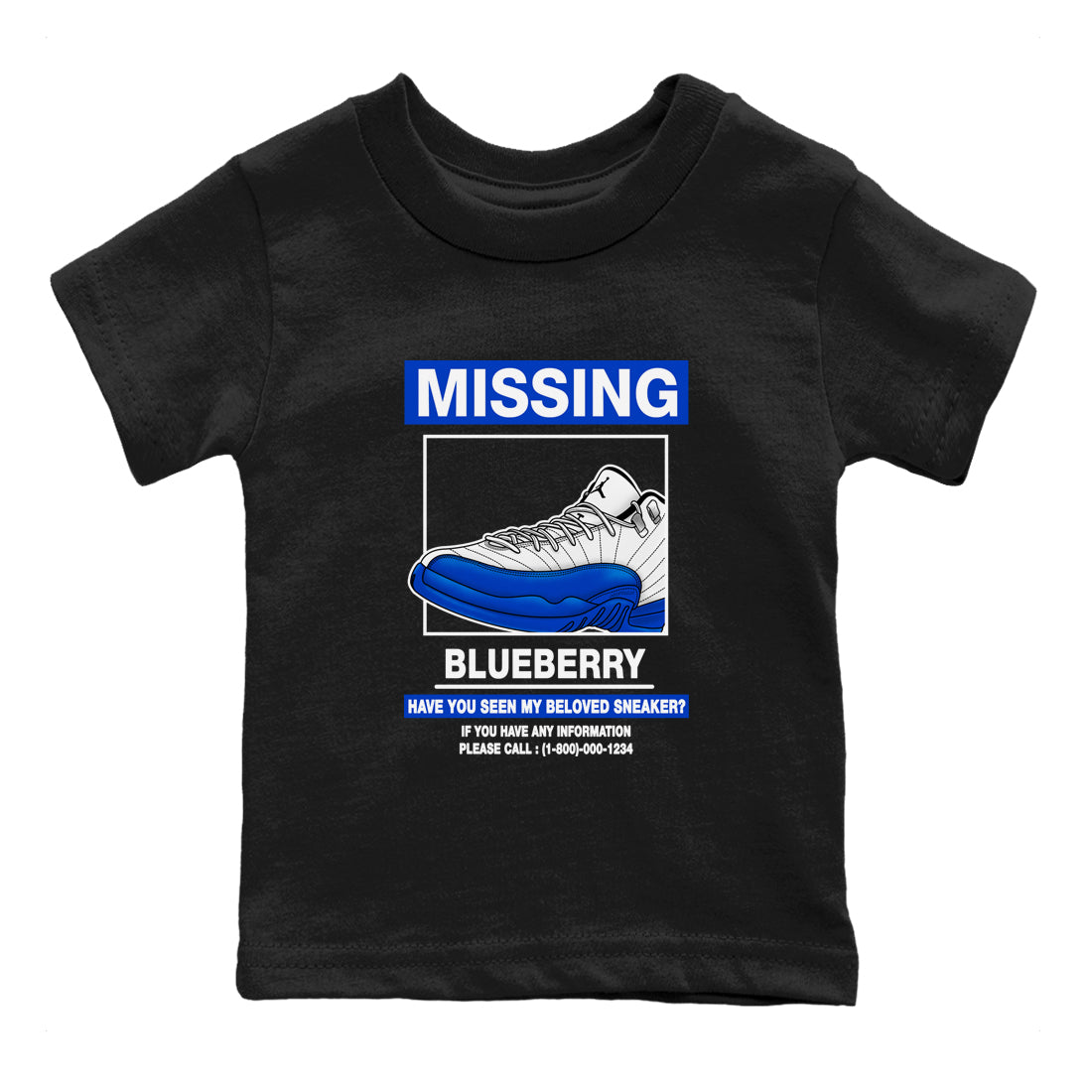 Missing snkmatch snkmatch Tees Kids - Air Jordan 12 Blueberry