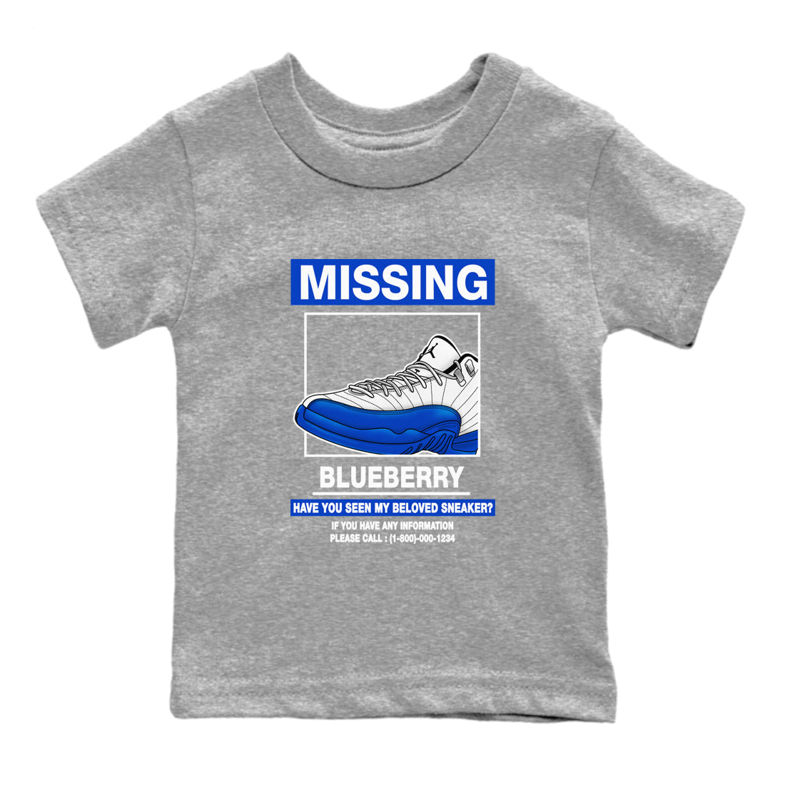 Missing snkmatch snkmatch Tees Kids - Air Jordan 12 Blueberry