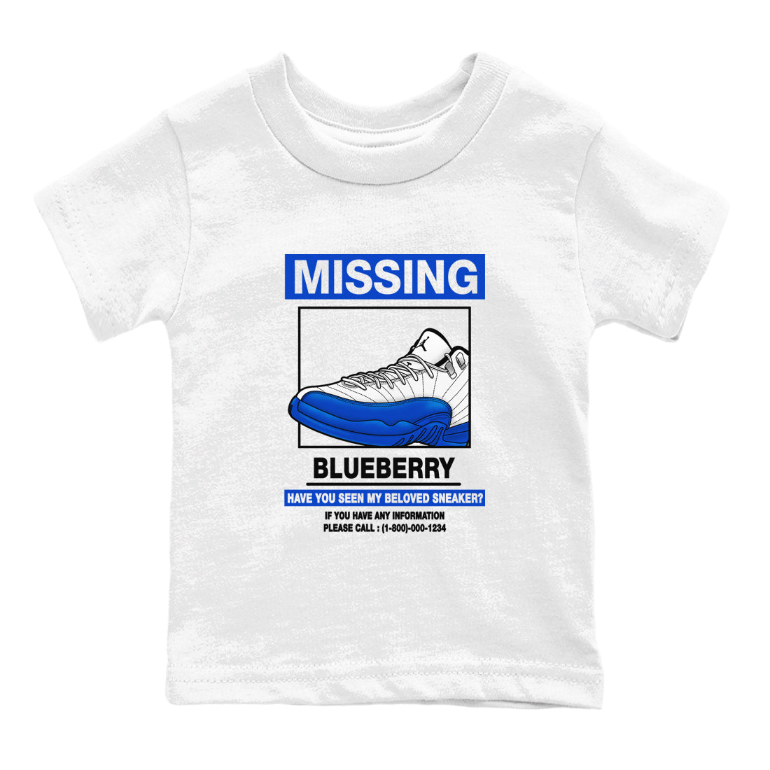 Missing snkmatch snkmatch Tees Kids - Air Jordan 12 Blueberry