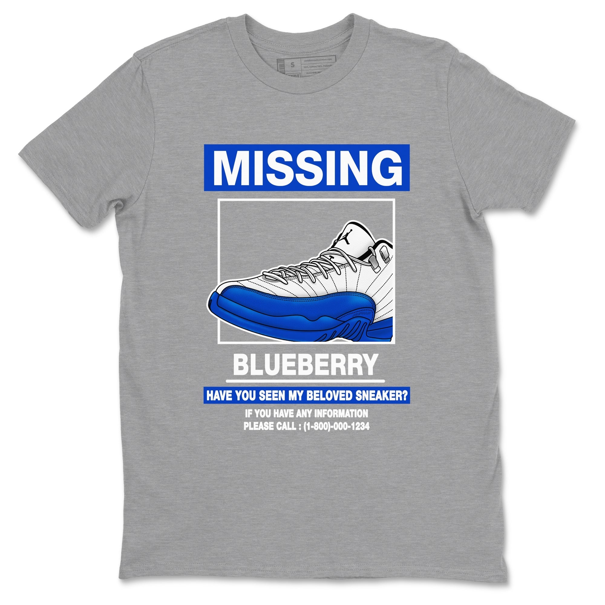 Missing snkmatch snkmatch Tees - Air Jordan 12 Blueberry