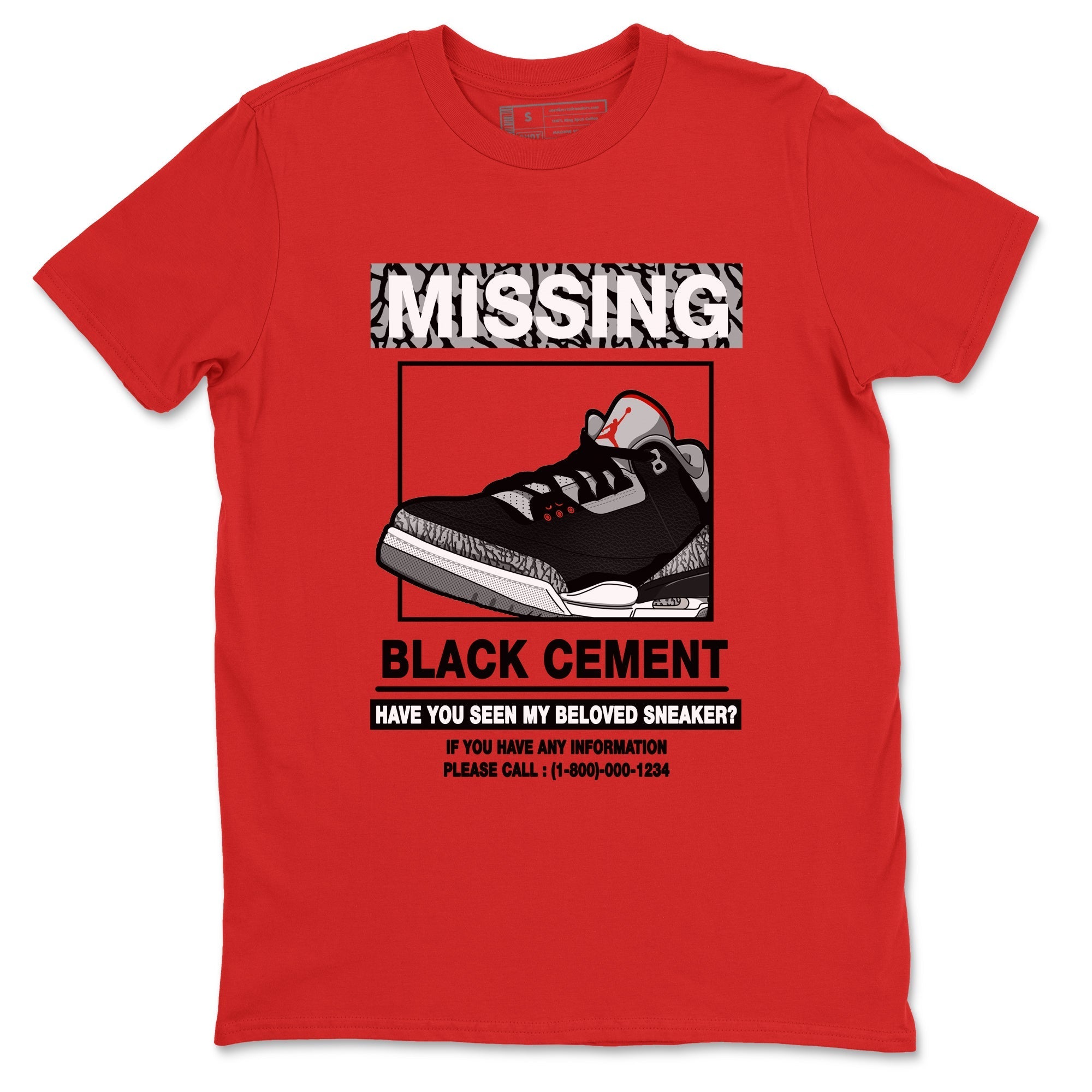 Missing snkmatch snkmatch Tees - Air Jordan 3 Black Cement