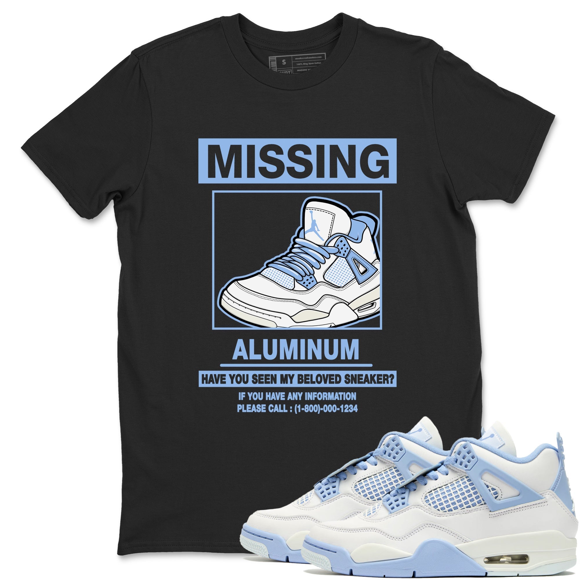Missing snkmatch snkmatch Tees - Air Jordan 4 Aluminum