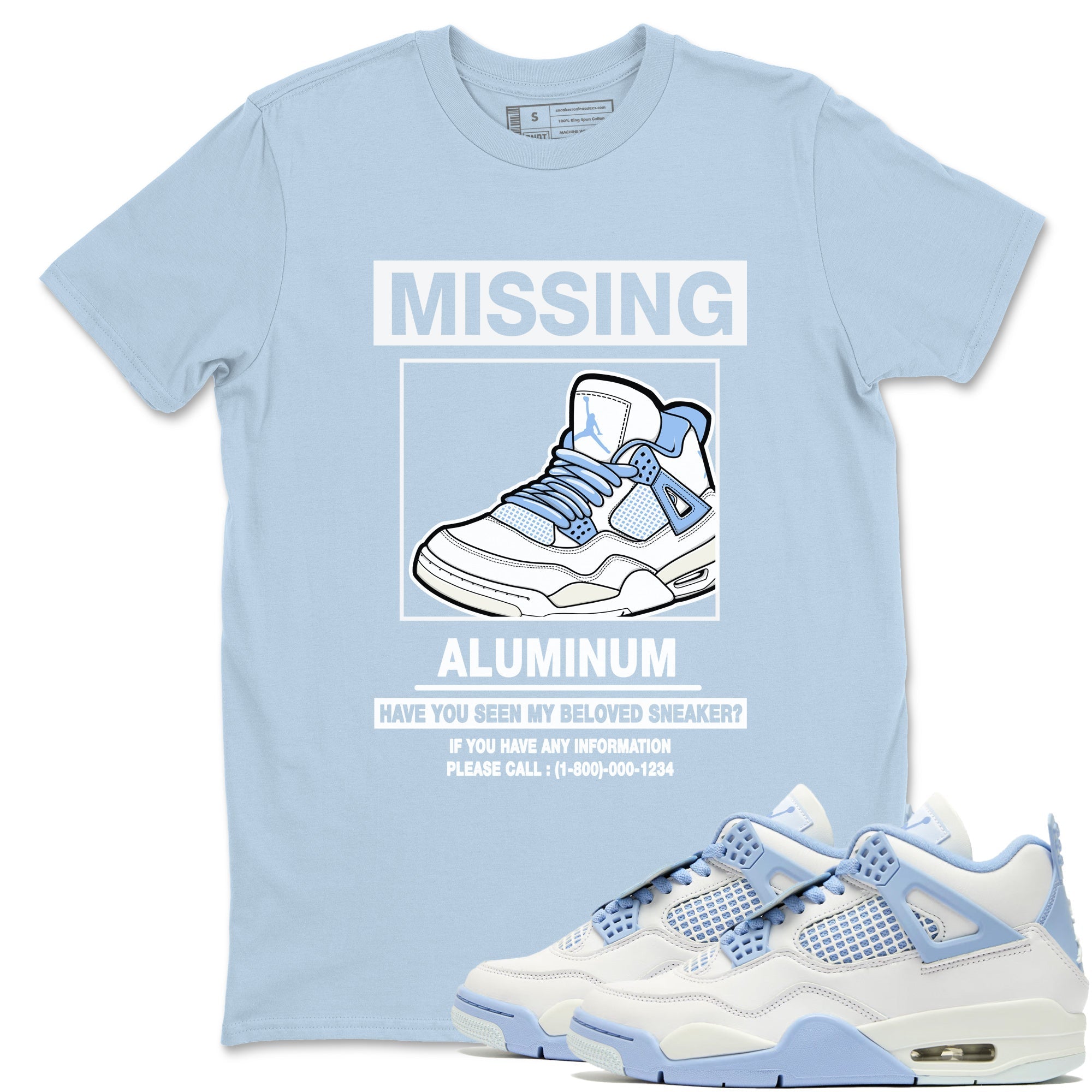 Missing snkmatch snkmatch Tees - Air Jordan 4 Aluminum