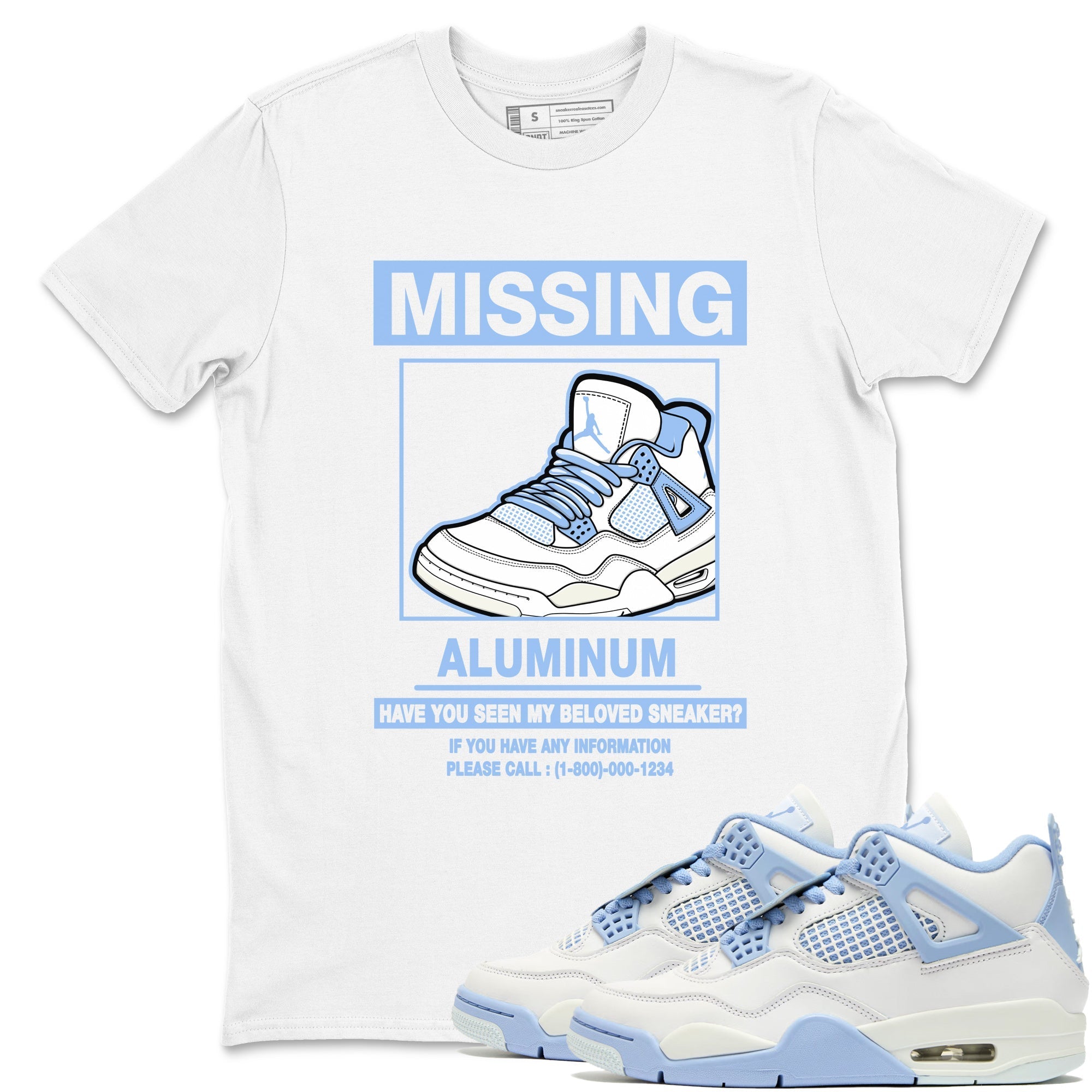 Missing snkmatch snkmatch Tees - Air Jordan 4 Aluminum