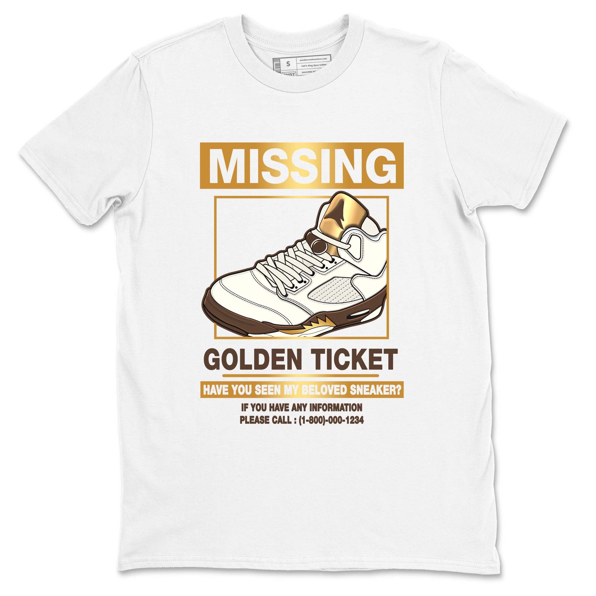 Missing snkmatch snkmatch Tees - Air Jordan 5 Golden Ticket