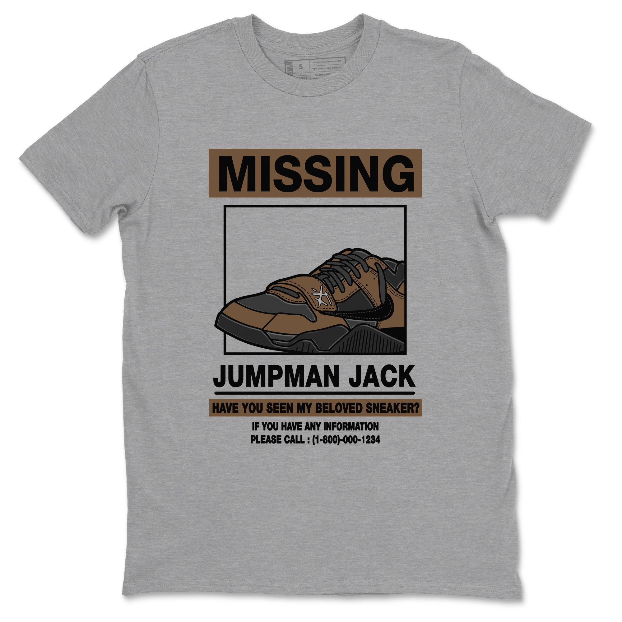 Missing snkmatch snkmatch Tees - Jordan Jumpman Jack Travis Scott Dark Mocha