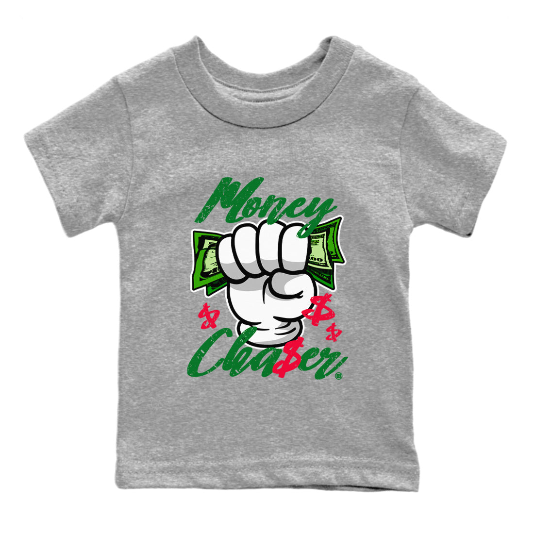 Money Chaser Kids Tops - Air Jordan 1 Lucky Green