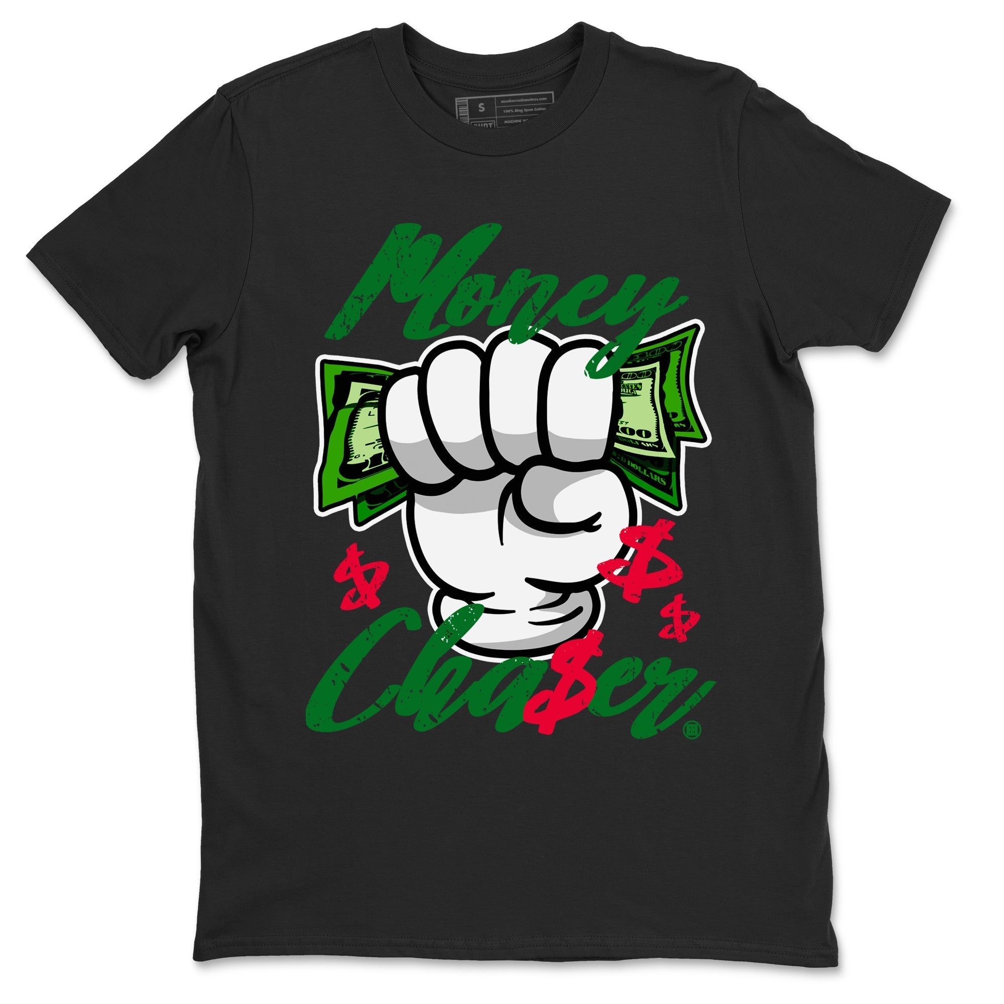 Money Chaser Unisex Tops - Air Jordan 1 Lucky Green