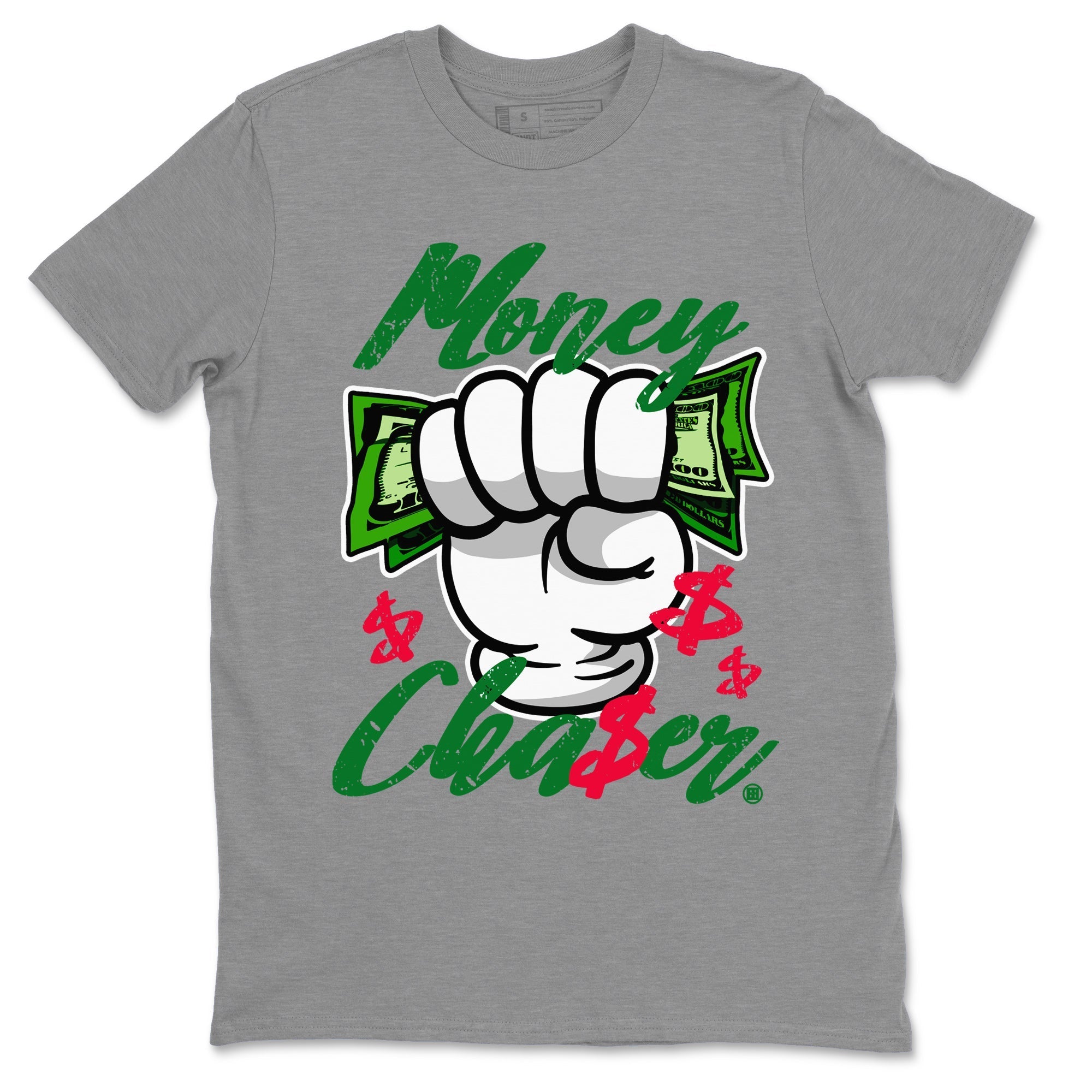 Money Chaser Unisex Tops - Air Jordan 1 Lucky Green