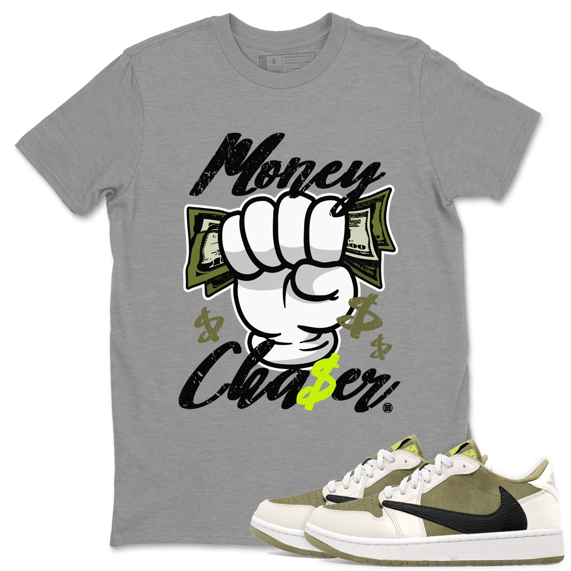 Money Chaser snkmatch Tee - Air Jordan 1 Travis Scott Golf