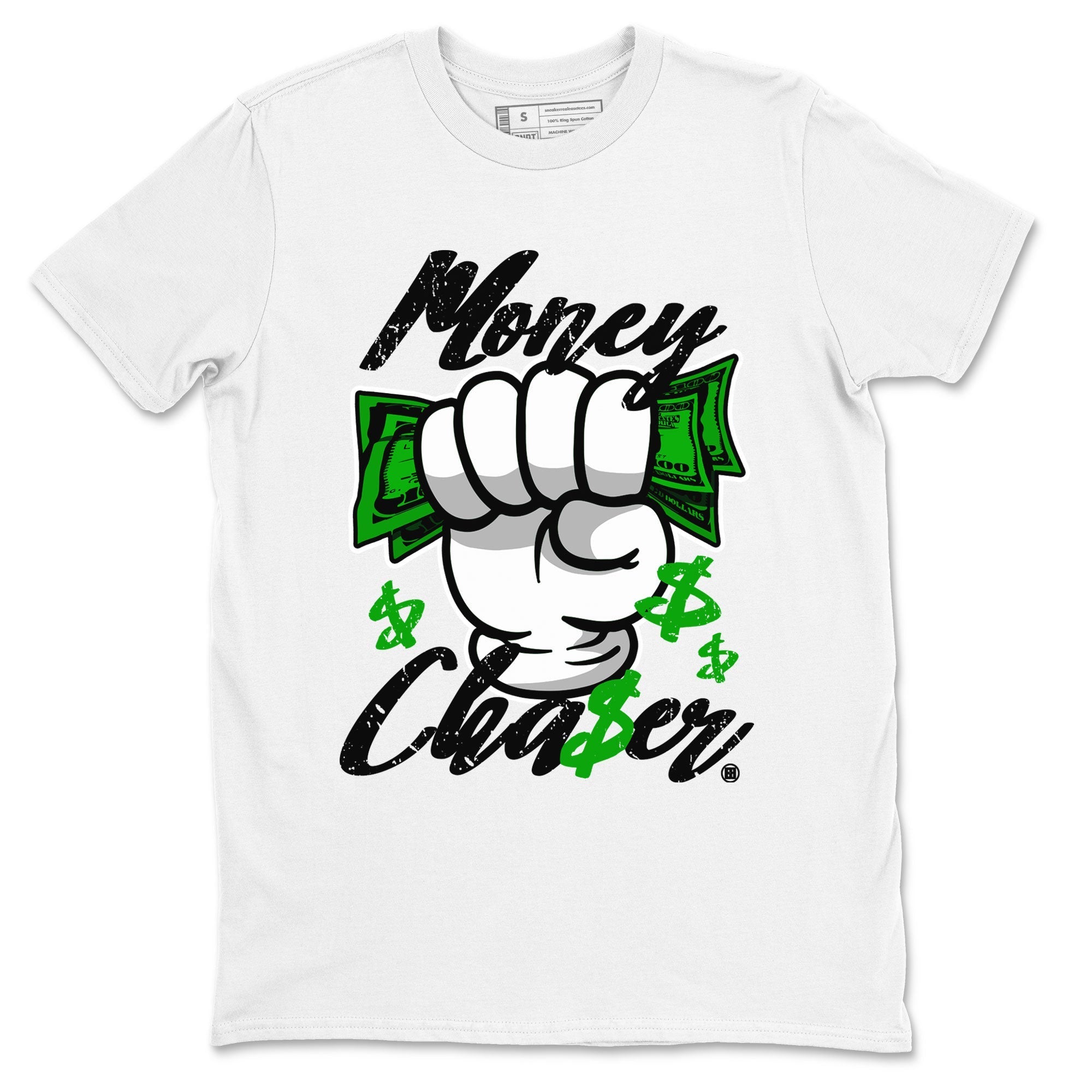 Money Chaser snkmatch Tee - Air Jordan 5 Lucky Green