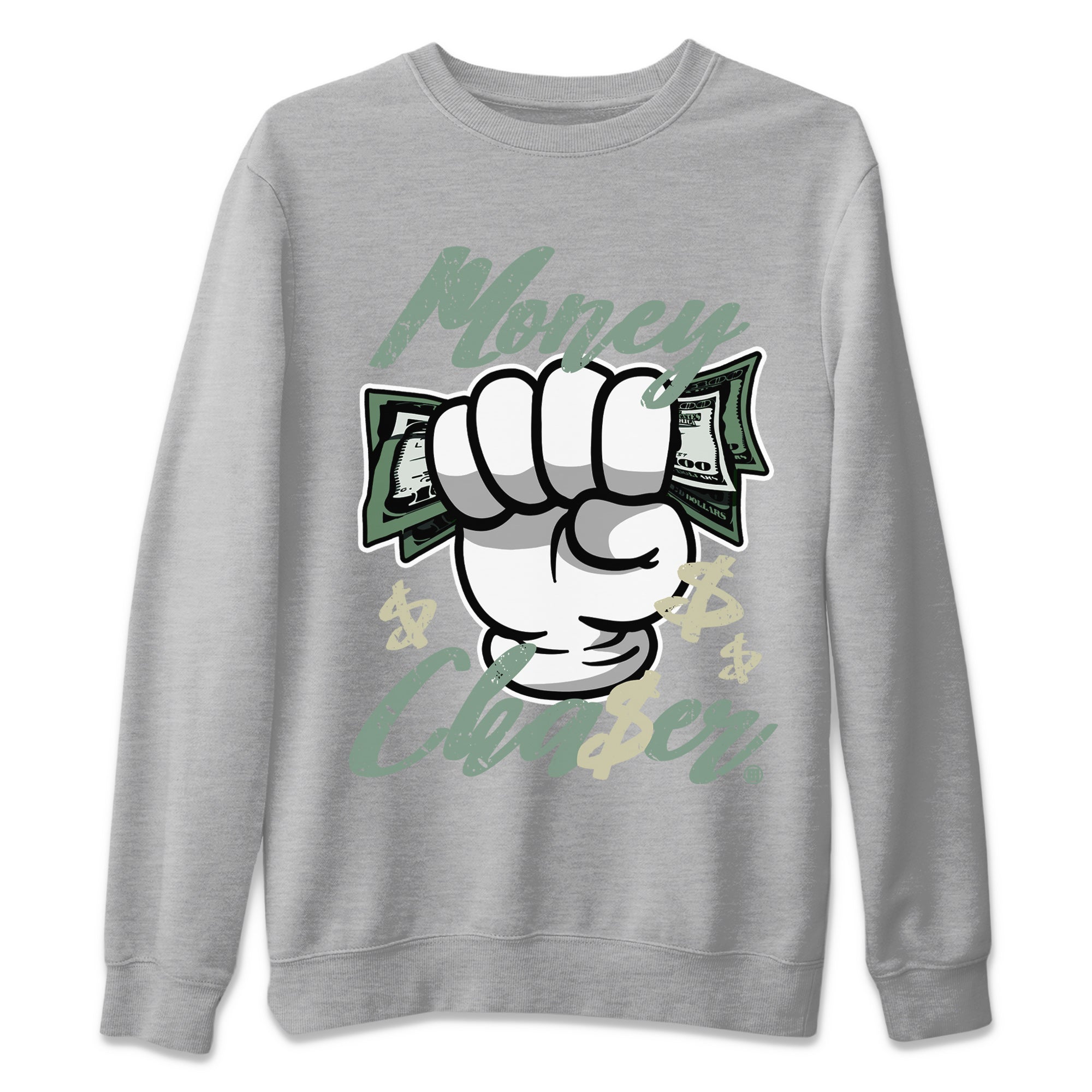 Money Chaser Unisex Tops - Dunk Mica Green