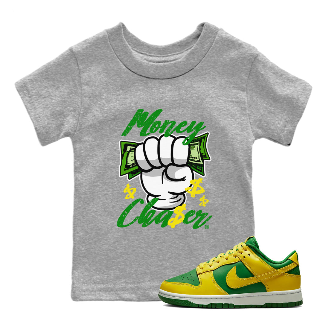 Money Chaser Kids Tops - Dunk Reverse Brazil