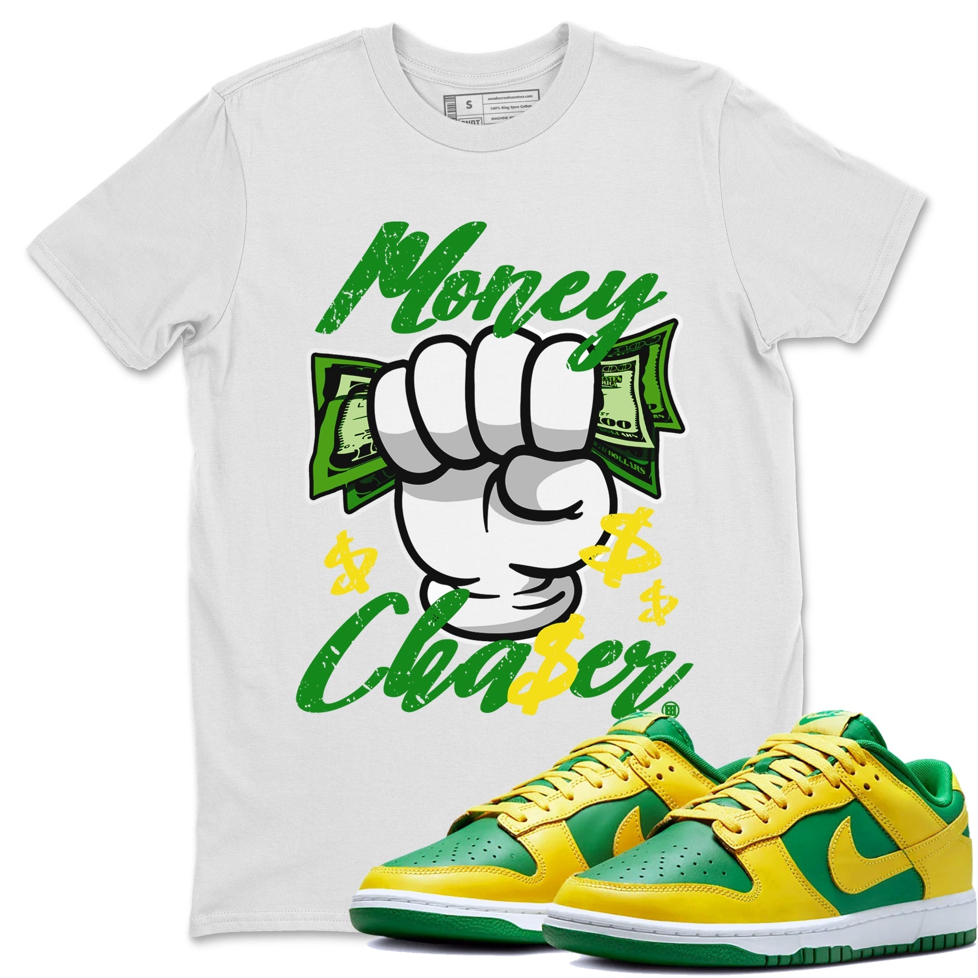 Money Chaser Unisex Tops - Dunk Reverse Brazil