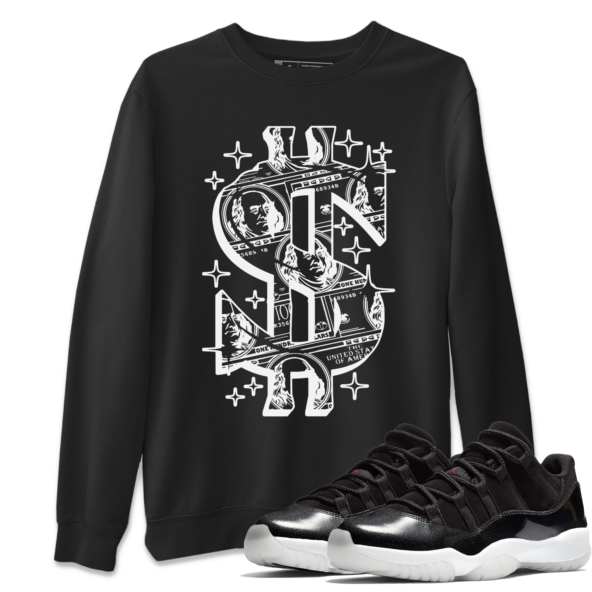 Money Dollar Unisex Tops - Air Jordan 11 72-10