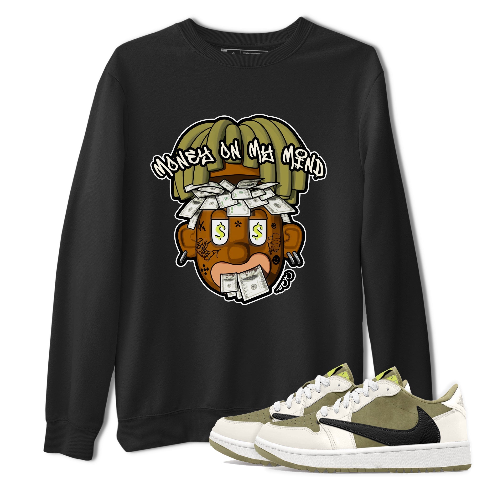 Money On My Mind snkmatch Tee - Air Jordan 1 Travis Scott Golf