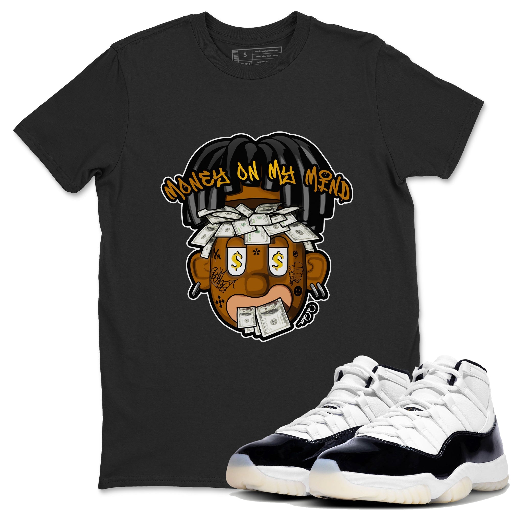 Money On My Mind snkmatch Tee - Air Jordan 11 Gratitude