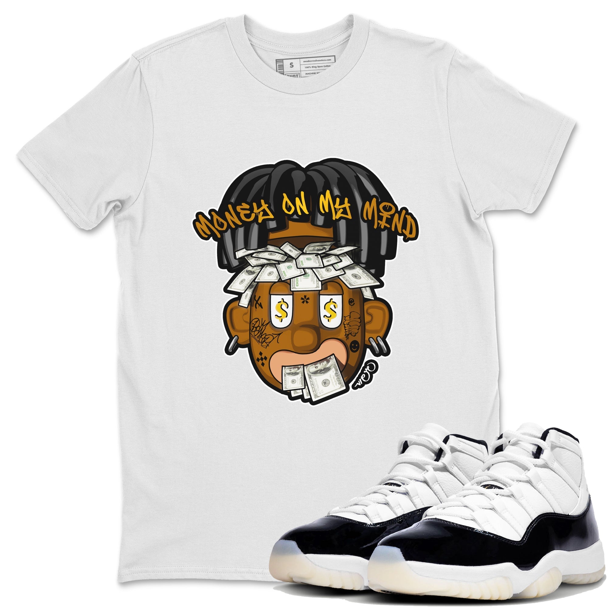 Money On My Mind snkmatch Tee - Air Jordan 11 Gratitude