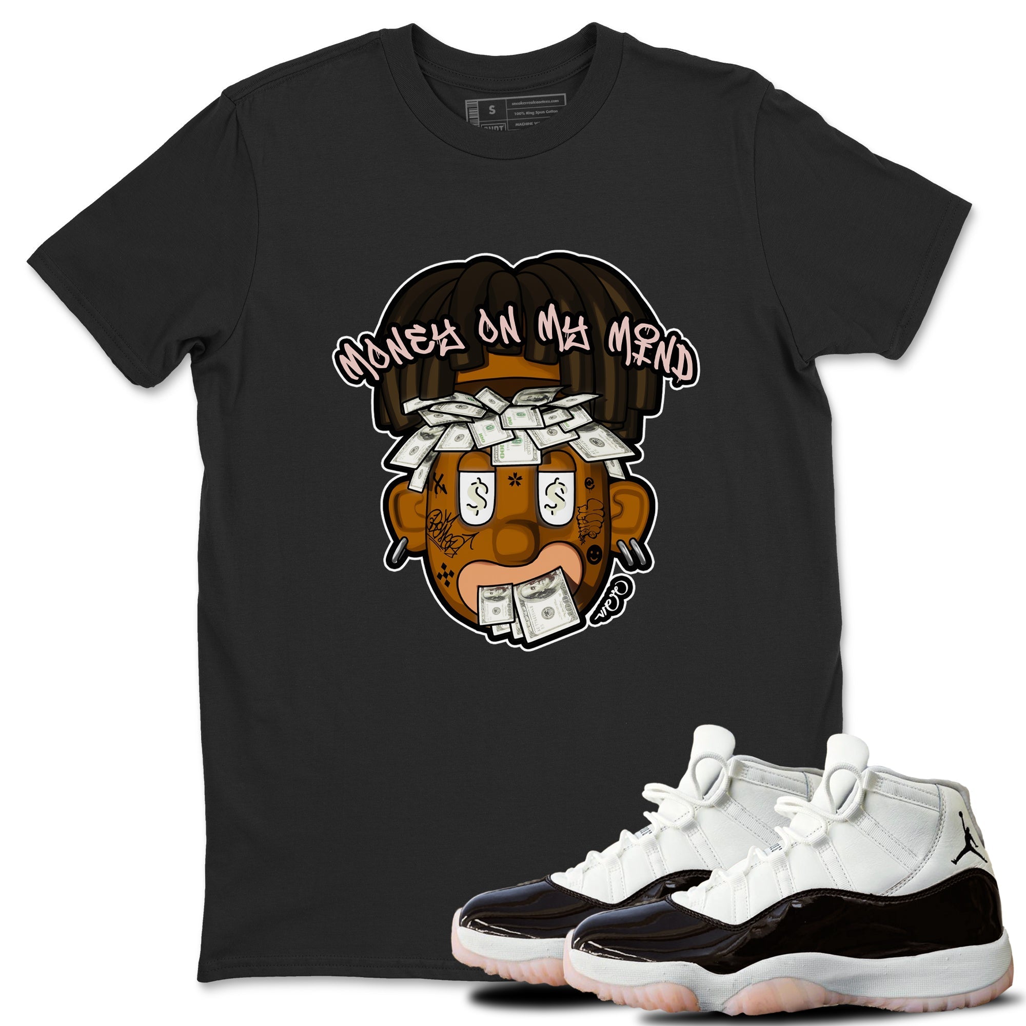 Money On My Mind snkmatch Tee - Air Jordan 11 Neapolitan