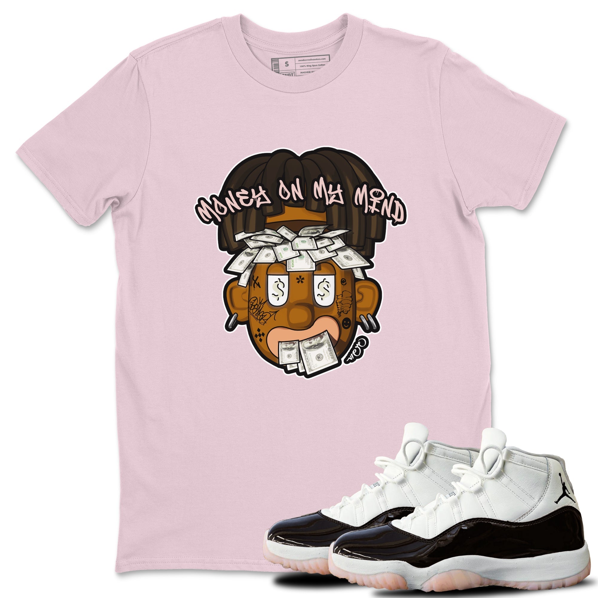 Money On My Mind snkmatch Tee - Air Jordan 11 Neapolitan