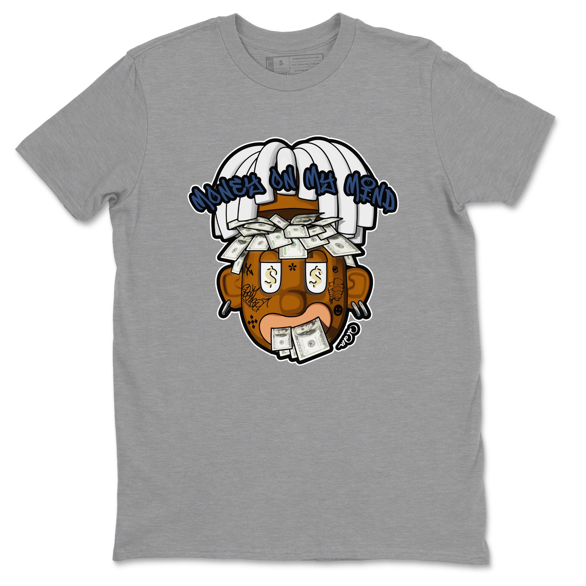 Money On My Mind snkmatch Tee - Air Jordan 5 A Ma Maniere x Photon Dust