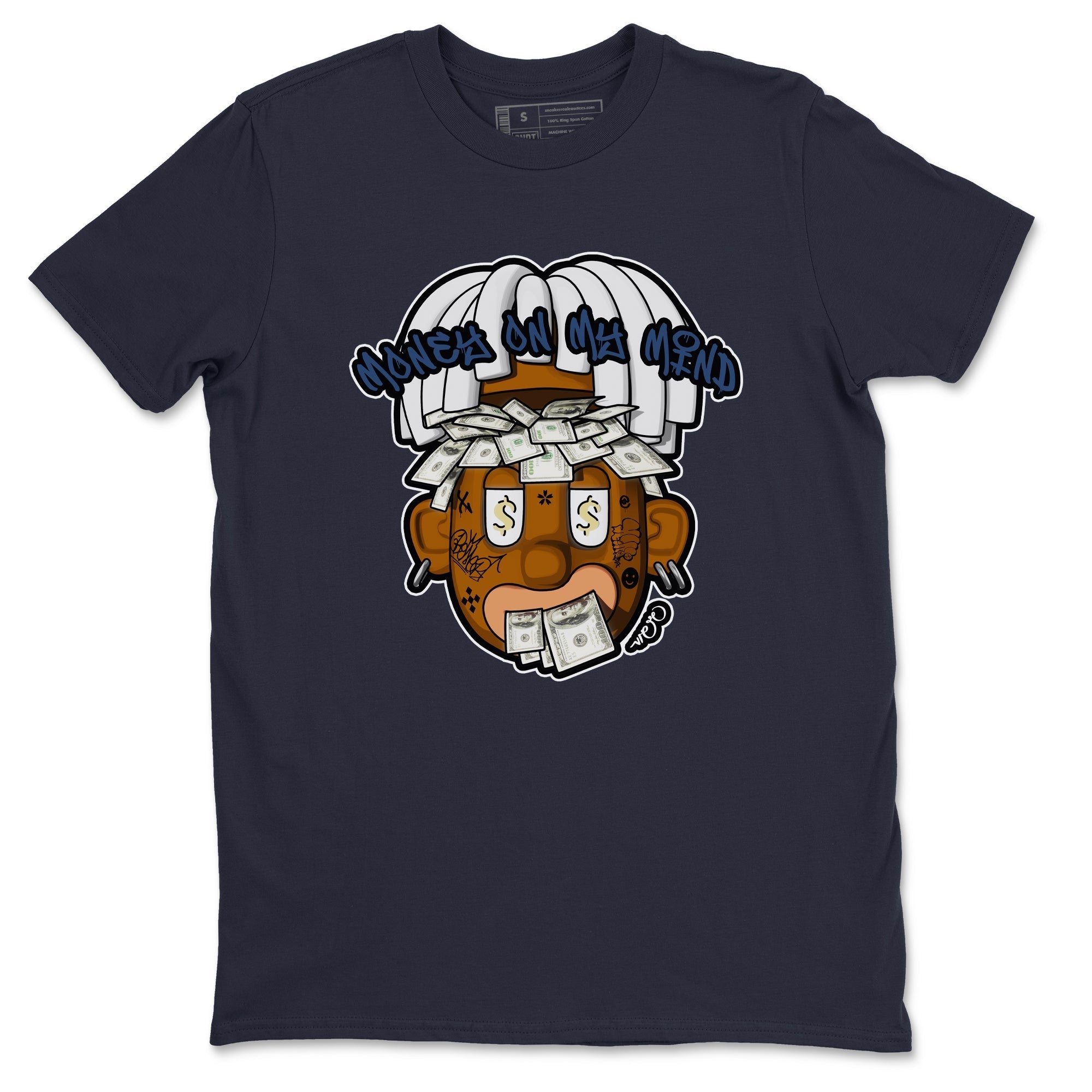 Money On My Mind snkmatch Tee - Air Jordan 5 A Ma Maniere x Photon Dust