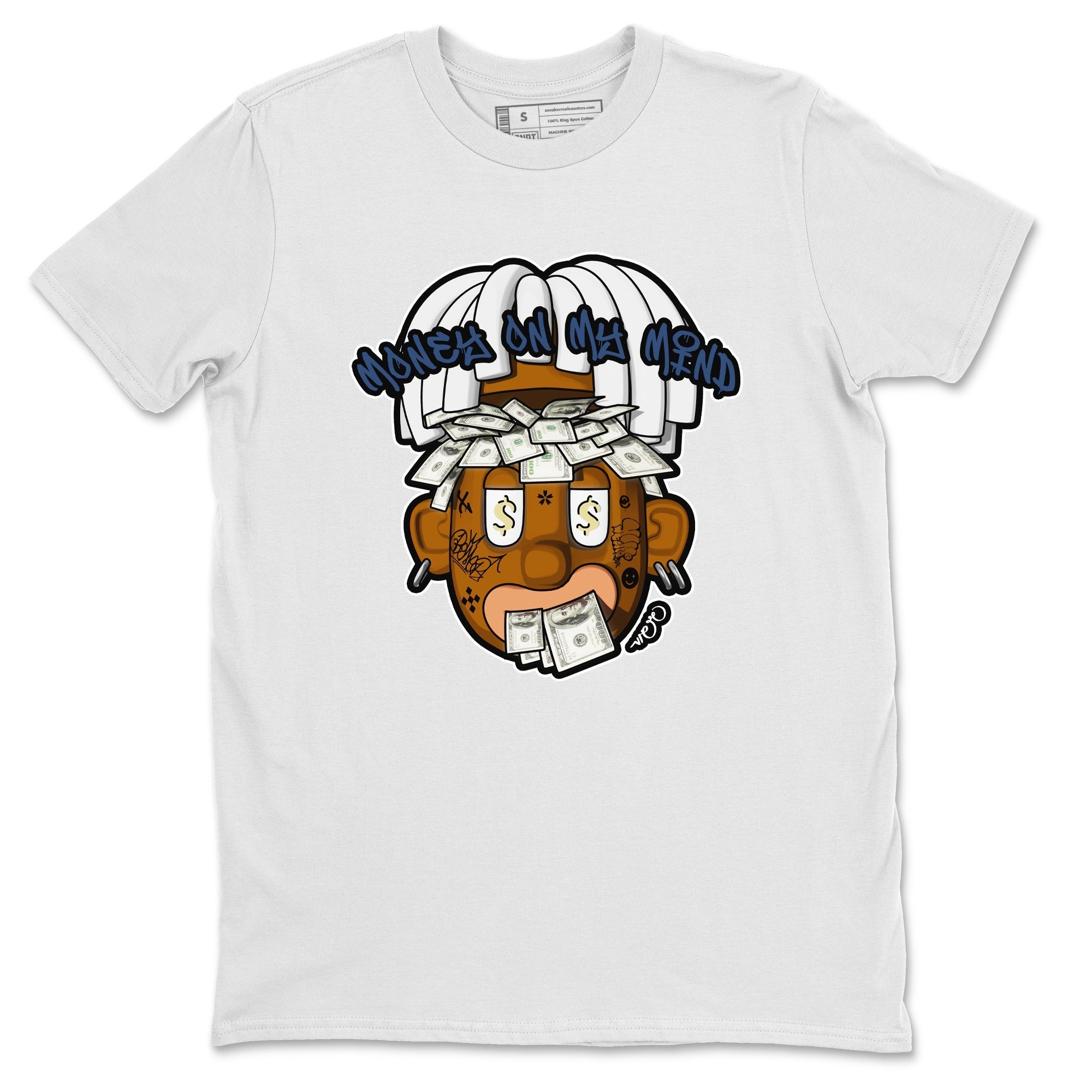 Money On My Mind snkmatch Tee - Air Jordan 5 A Ma Maniere x Photon Dust