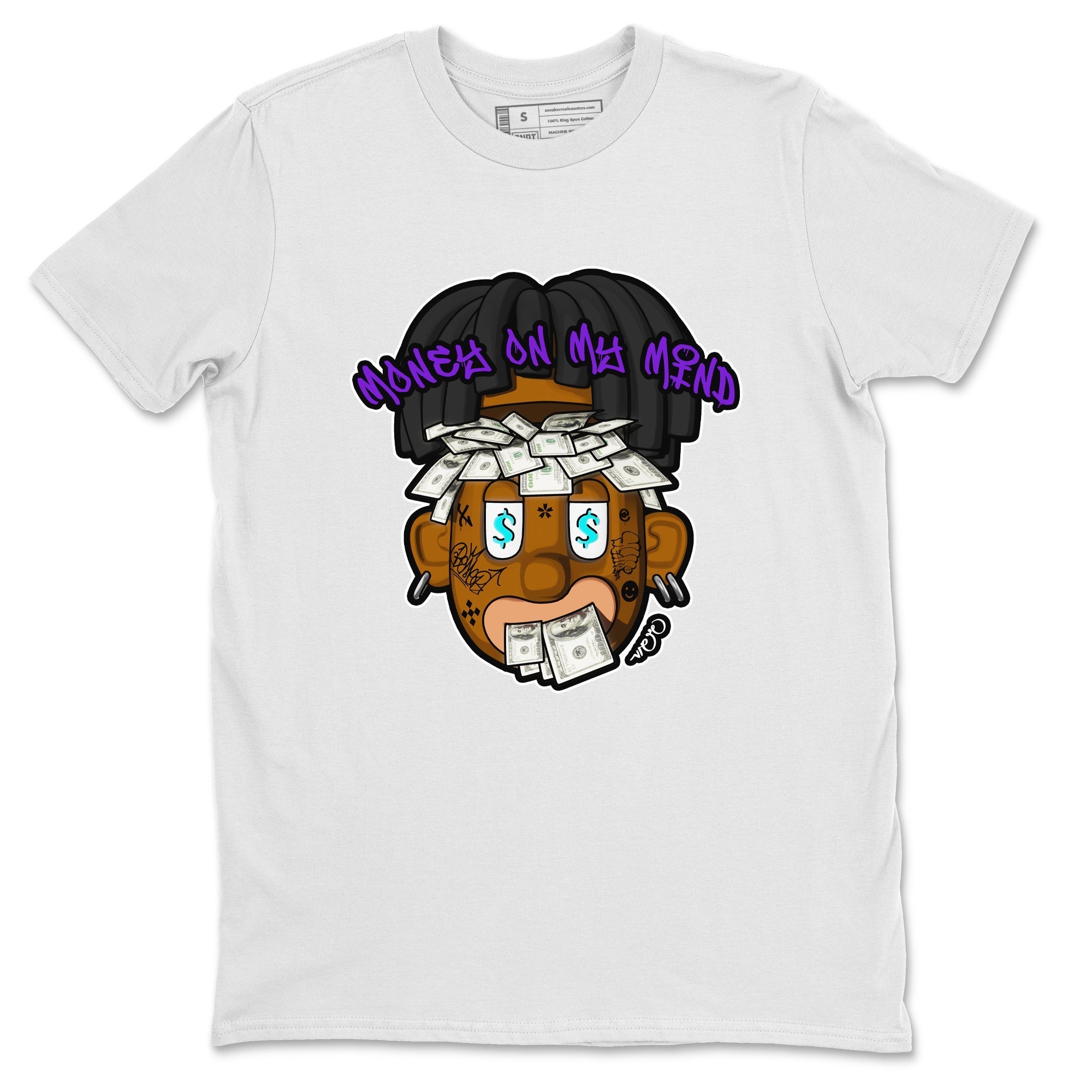 Money On My Mind snkmatch Tee - Air Jordan 6 Aqua