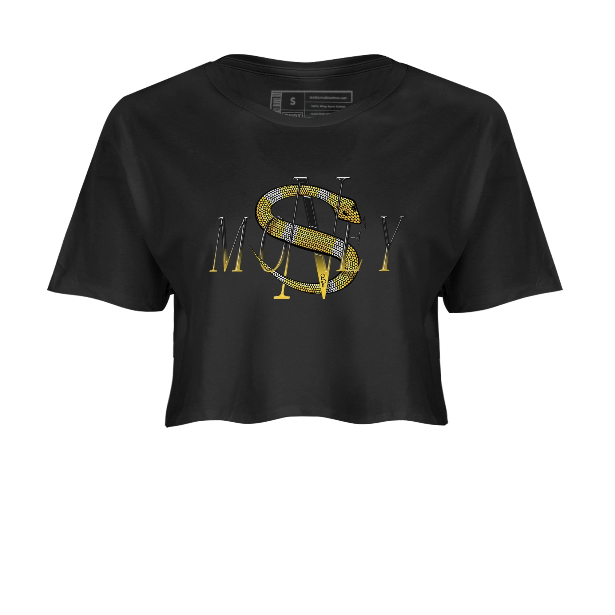 Money Snake snkmatch Women's Top - Air Jordan 1 Yellow Ochre