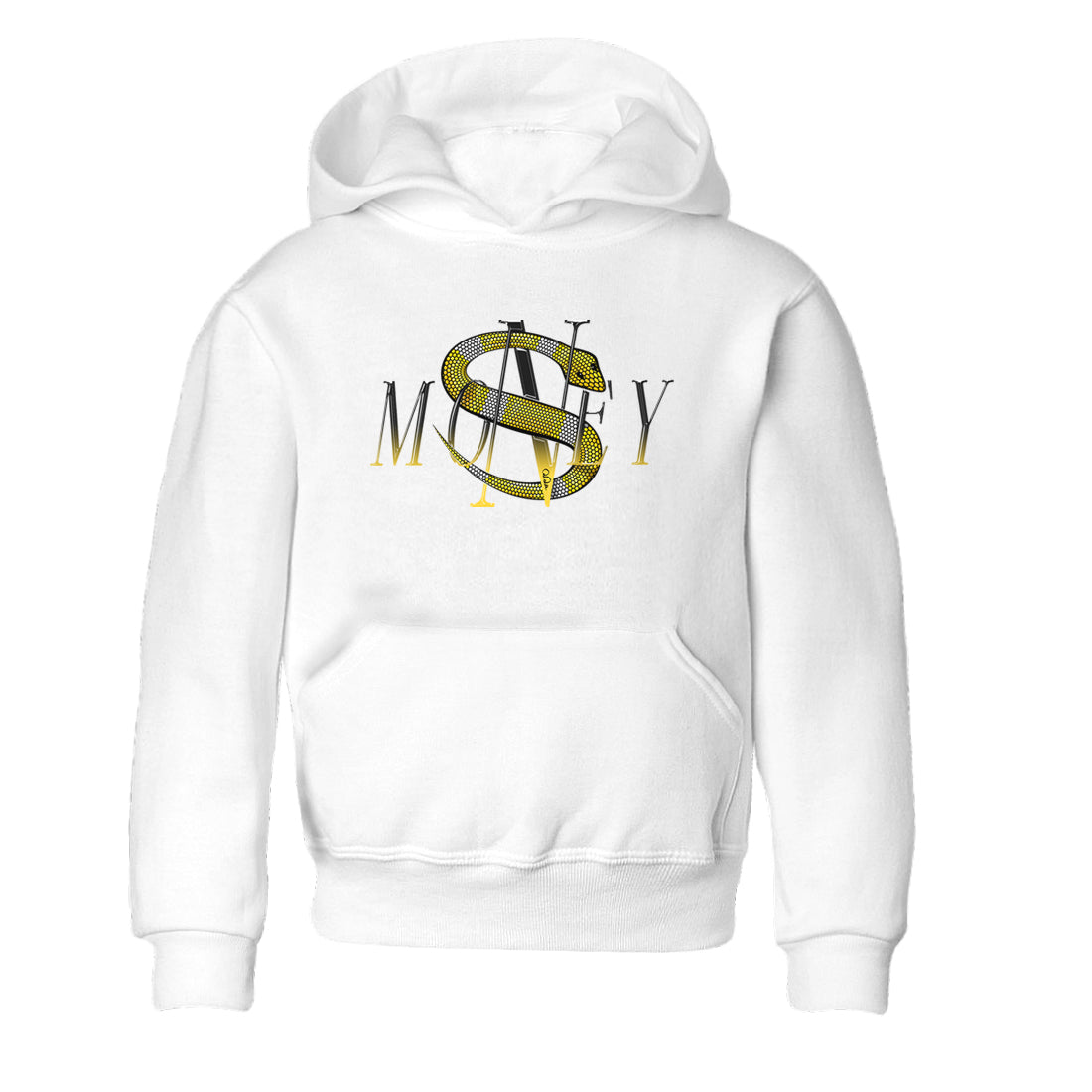 Money Snake snkmatch Tees Kids - Air Jordan 1 Yellow Ochre