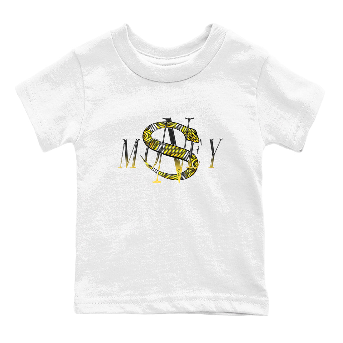 Money Snake snkmatch Tees Kids - Air Jordan 1 Yellow Ochre