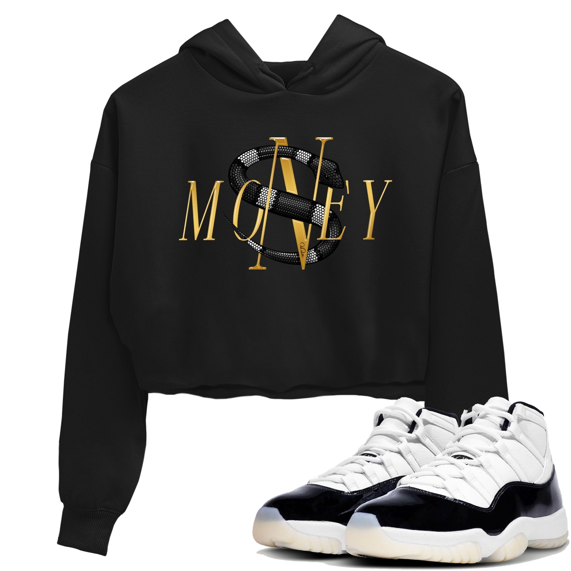 Money Snake snkmatch Women's Top - Air Jordan 11 Gratitude