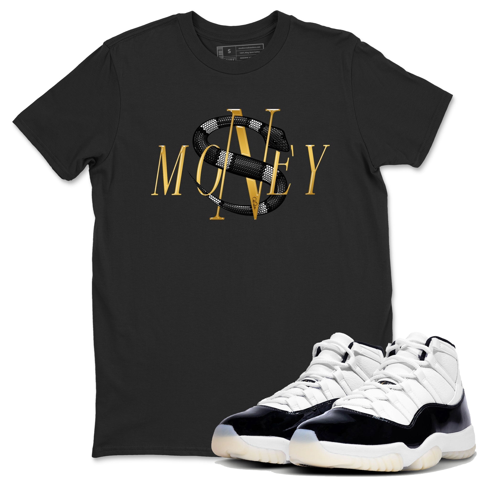 Money Snake snkmatch Tee - Air Jordan 11 Gratitude