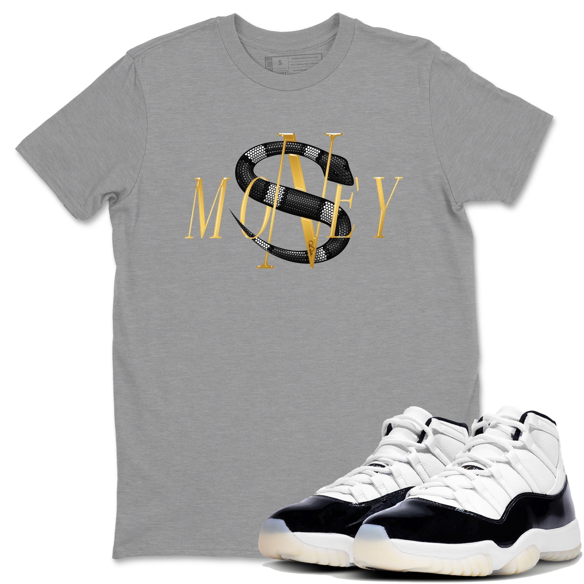 Money Snake snkmatch Tee - Air Jordan 11 Gratitude