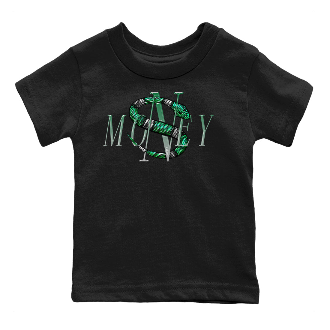 Money Snake Kids Tops - Air Jordan 4 Pine Green