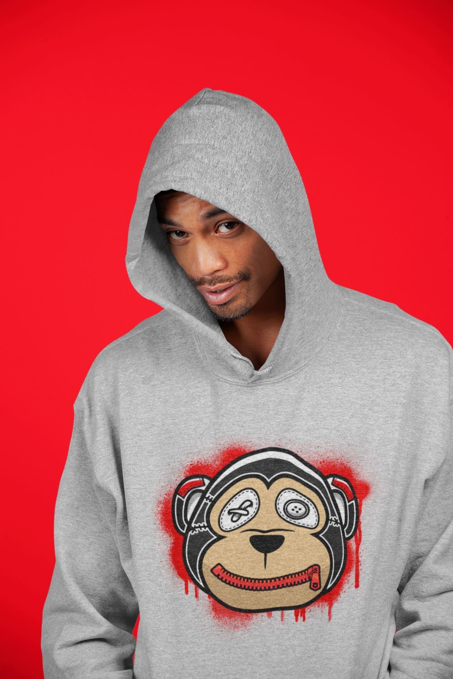 Monkey Face Unisex Tops - Air Jordan 12 Playoffs