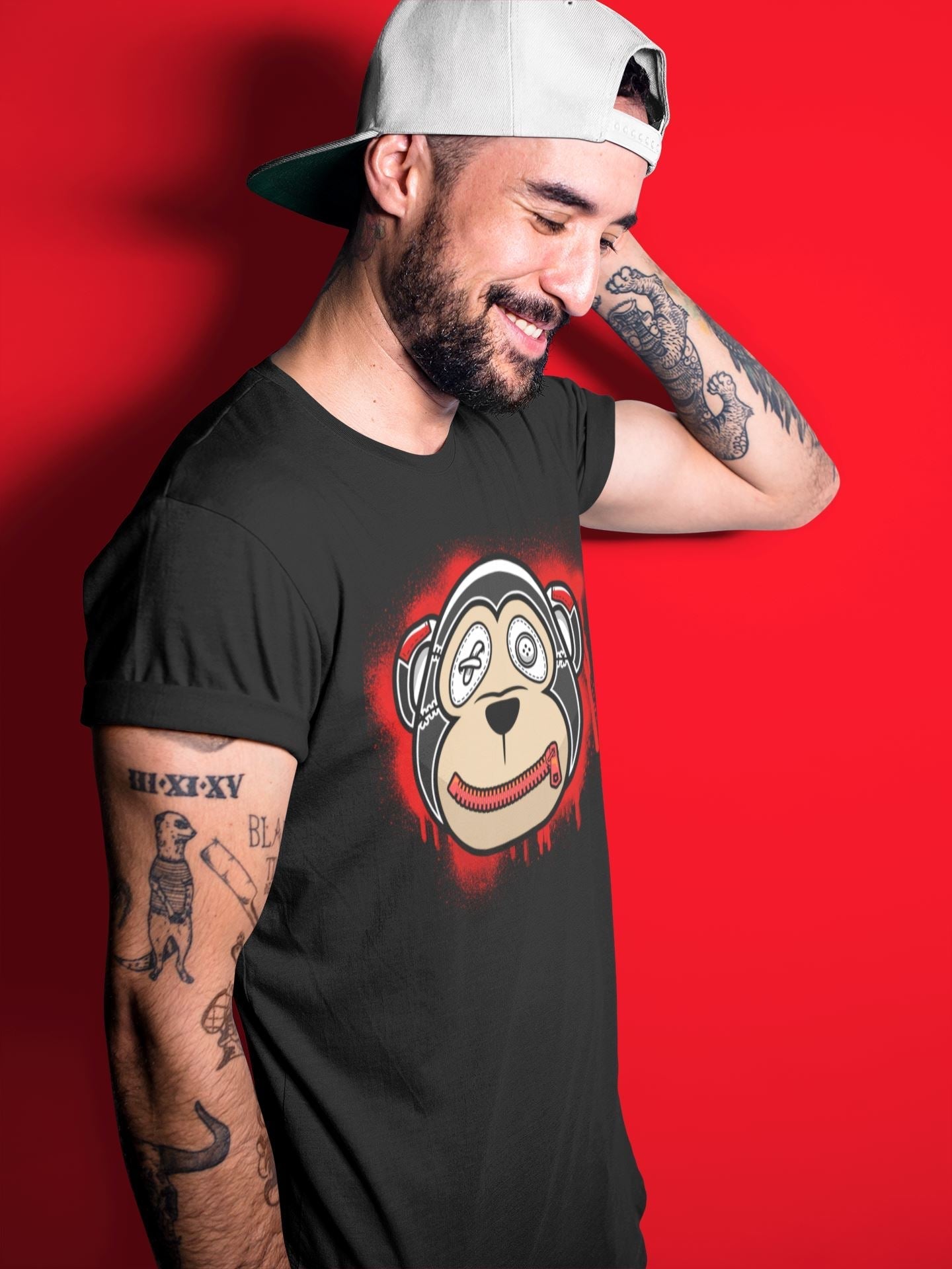 Monkey Face Unisex Tops - Air Jordan 12 Playoffs