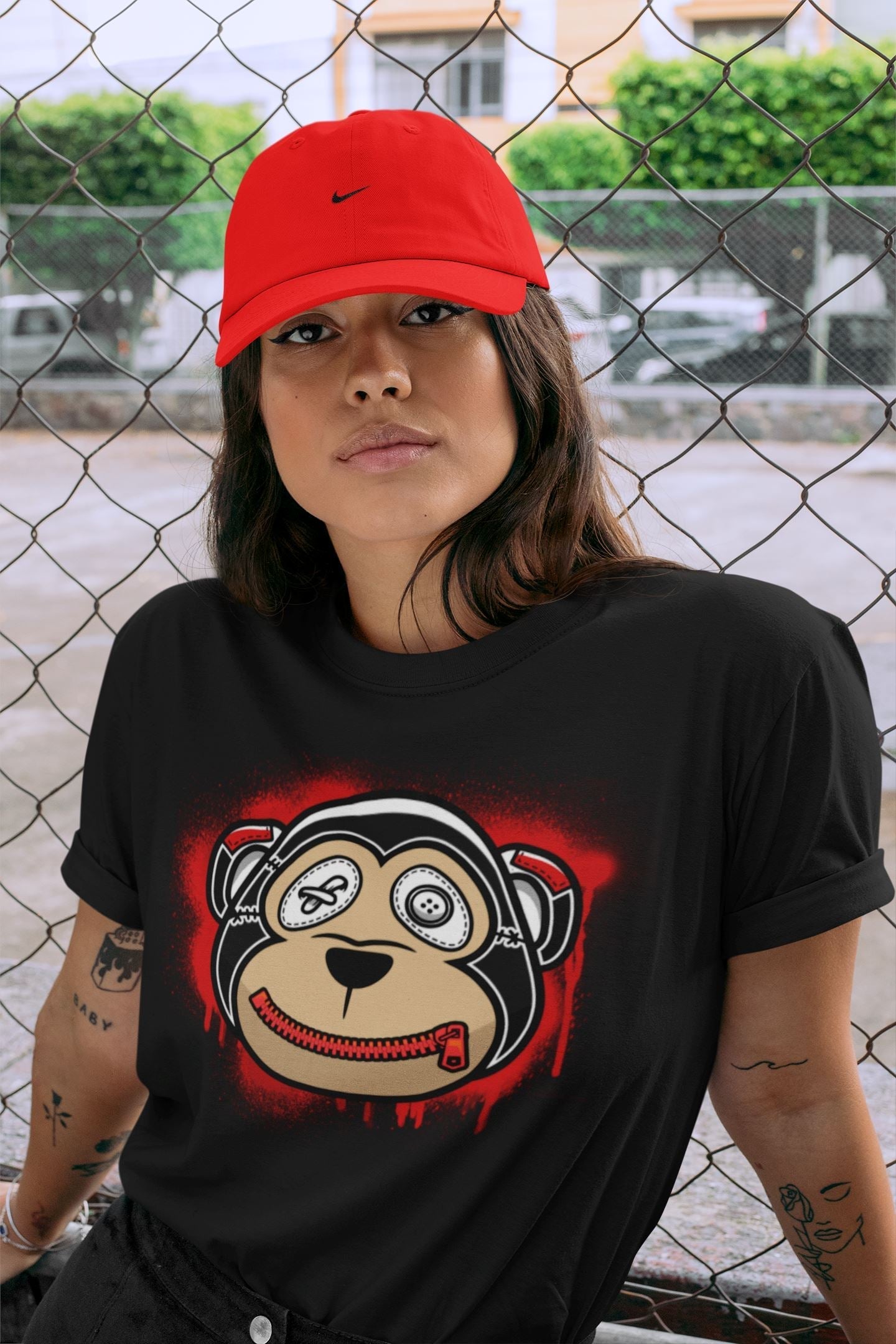 Monkey Face Unisex Tops - Air Jordan 12 Playoffs