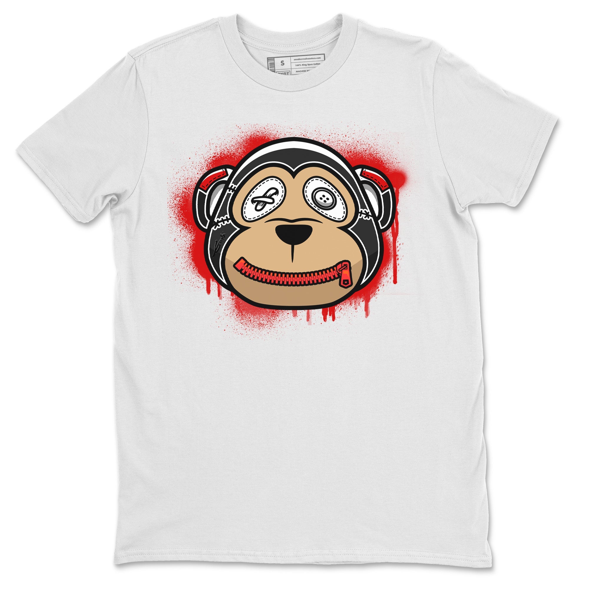 Monkey Face Unisex Tops - Air Jordan 12 Playoffs