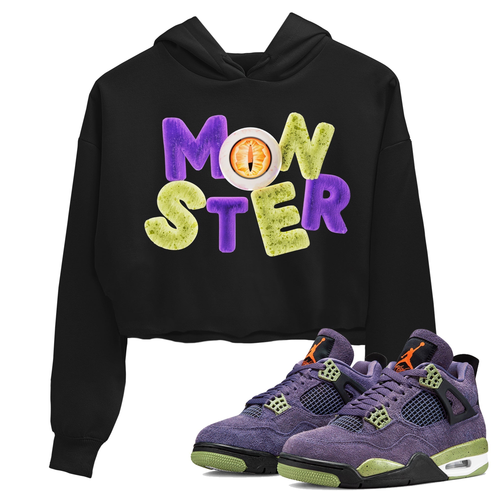 Monster snkmatch Women's Top - Air Jordan 4 Canyon Purple