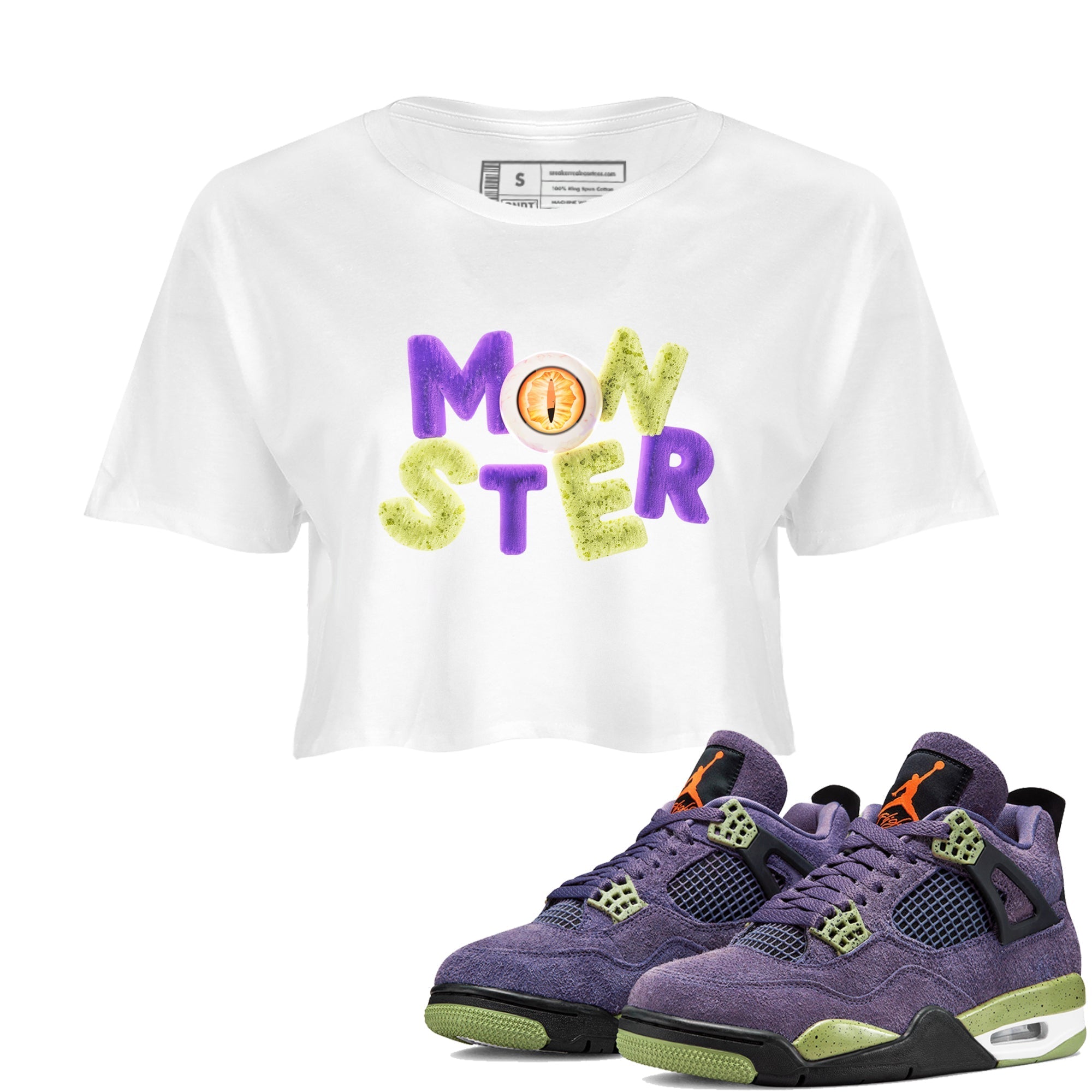 Monster snkmatch Women's Top - Air Jordan 4 Canyon Purple