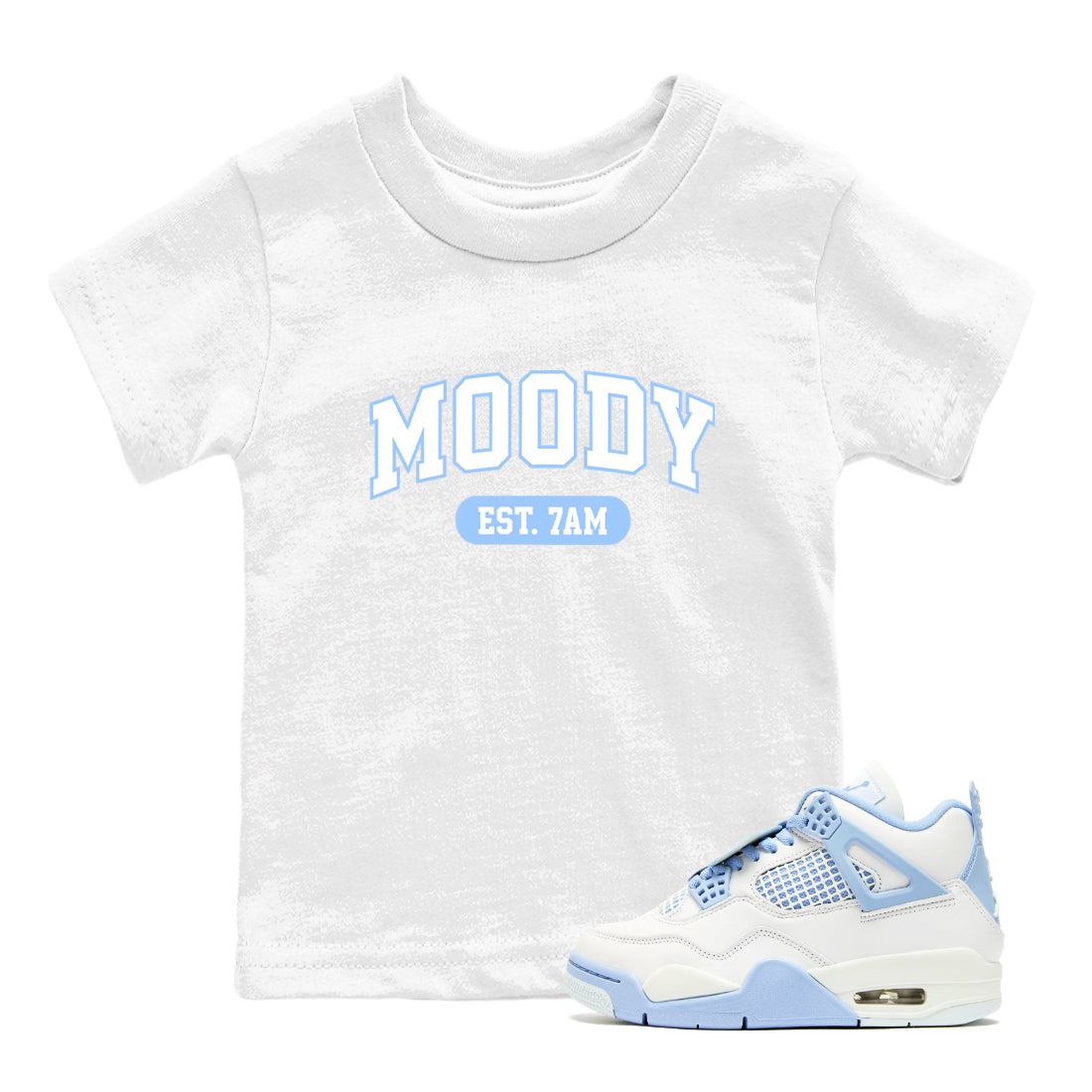 Moody snkmatch Tees Kids - Air Jordan 4 Aluminum